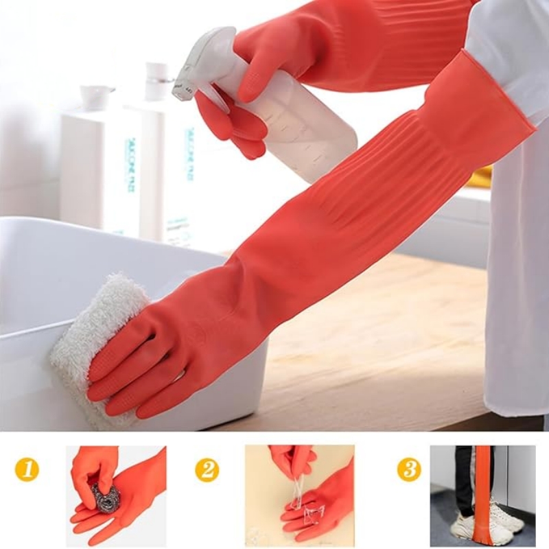 45CM Extra-Long Rubber Cleanin - Dish Glove Rubber recensie en prijs