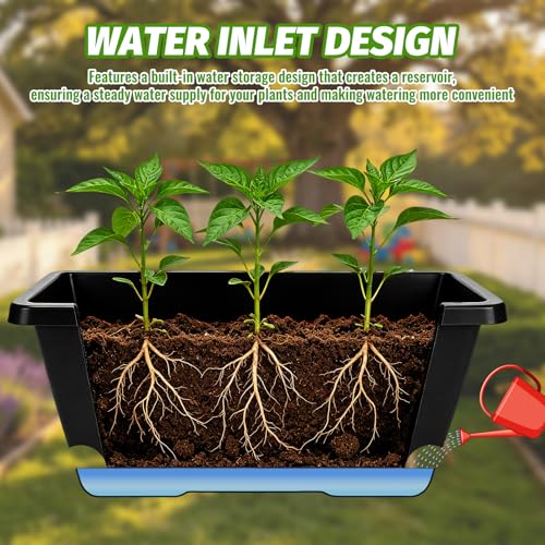 7 Black 17-Inch Rectangular Pl - Gardening Glove Waterproof recensie en prijs