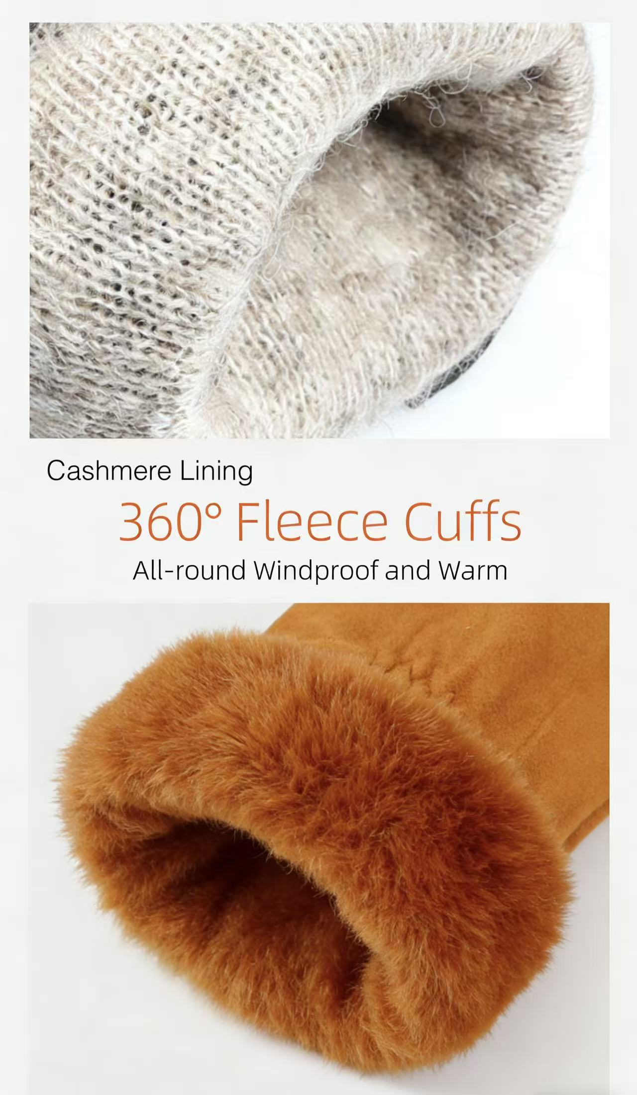 Women's Deerskin Warm Gloves A - Wool Glove Lined recensie en prijs