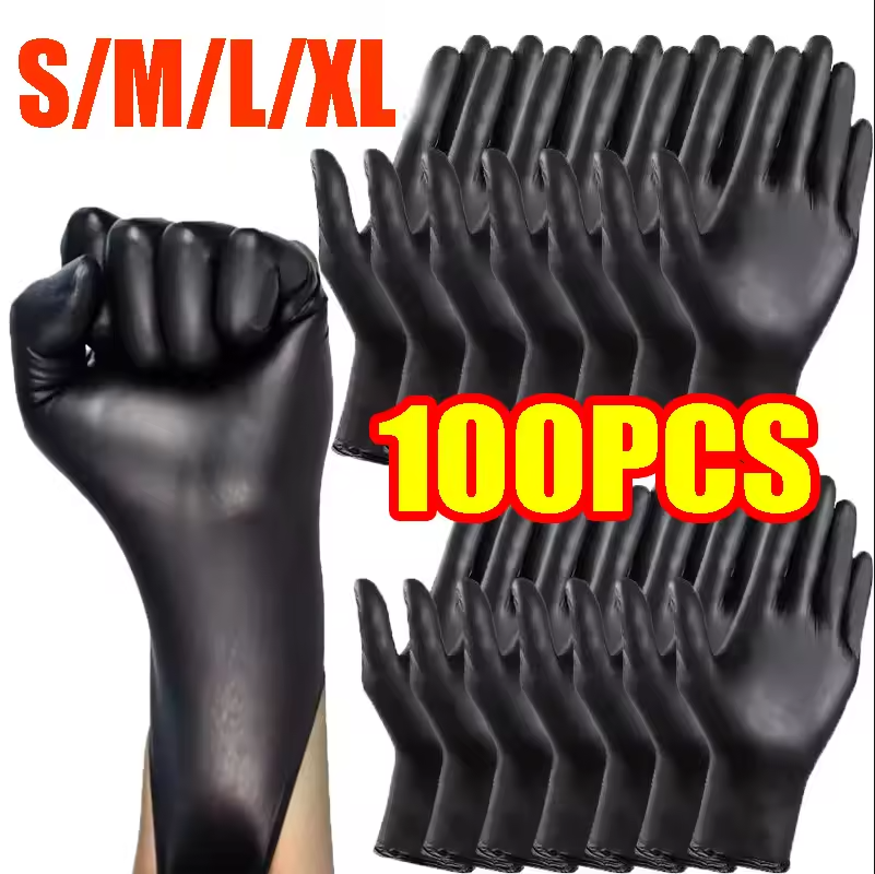 100/50/20PCS Black Nitrile Glo - Nitrile Mechanic Glove recensie en prijs