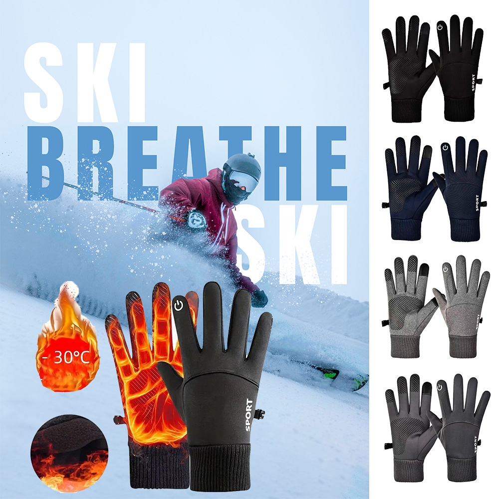 Winter Cycling Gloves Windproo - Ski Glove Waterproof recensie en prijs