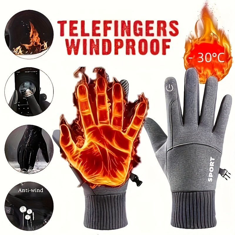Winter Cycling Gloves Windproo - Ski Glove Waterproof recensie en prijs