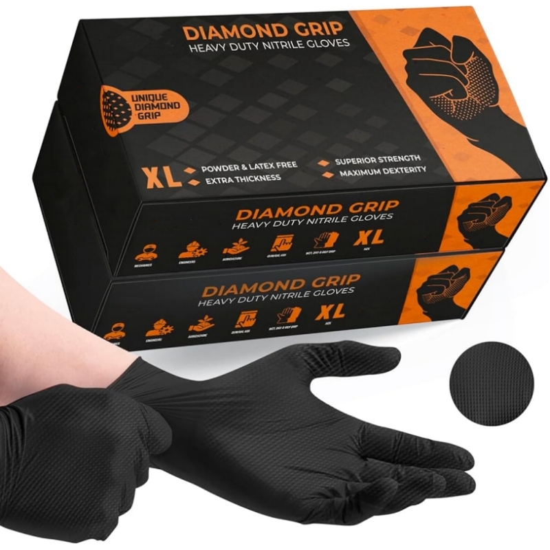 Black Heavy Duty Nitrile Dispo - Nitrile Mechanic Glove recensie en prijs