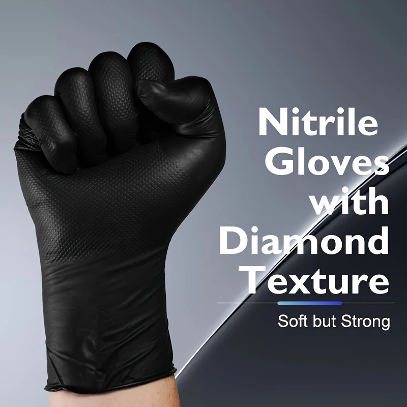 Black Heavy Duty Nitrile Dispo - Nitrile Mechanic Glove recensie en prijs