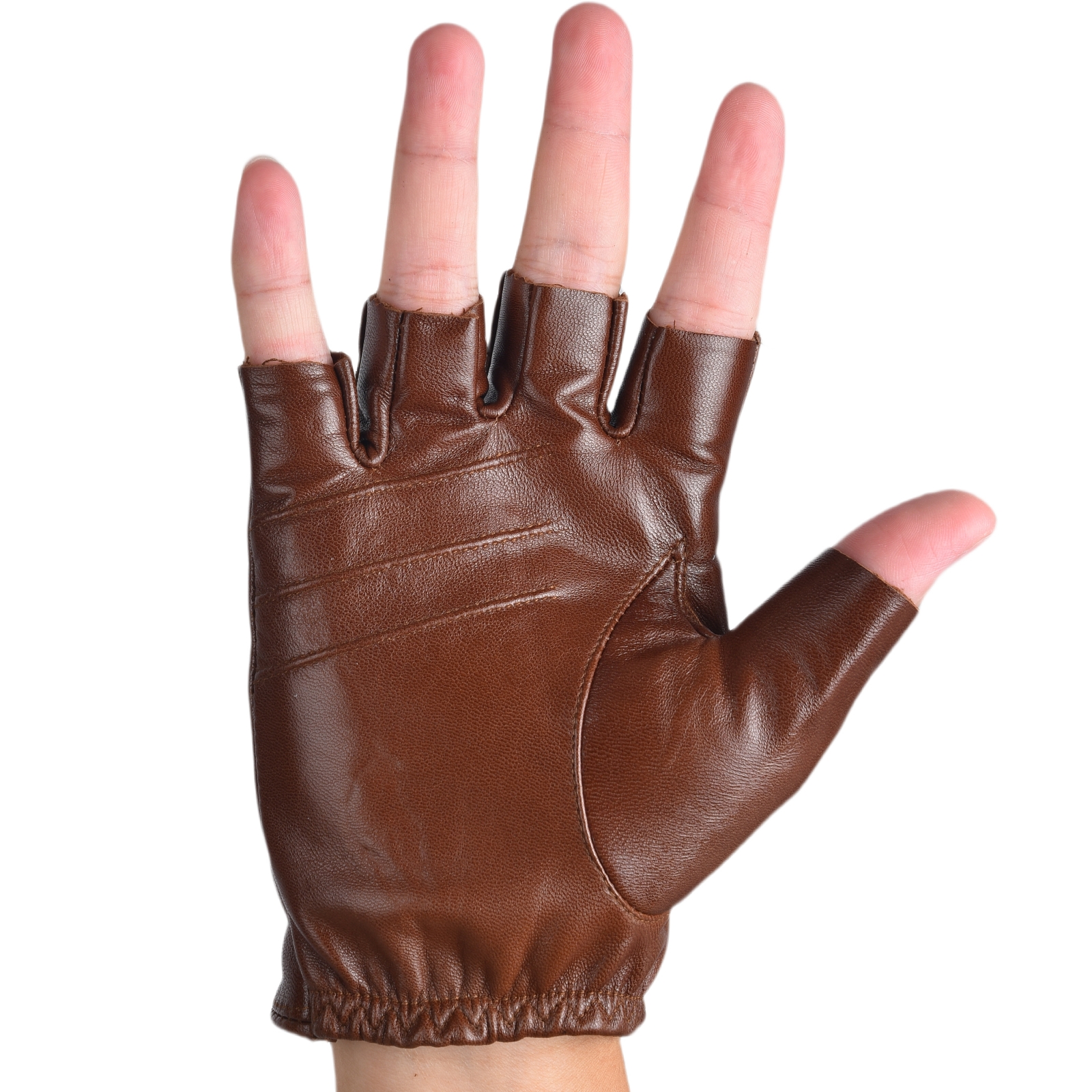 Mens Fingerless Half Finger Le - Leather Driving Glove recensie en prijs