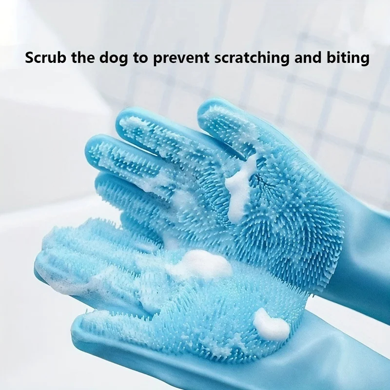 Pet Grooming Cleaning Gloves D - Rubber Glove Cleaning recensie en prijs