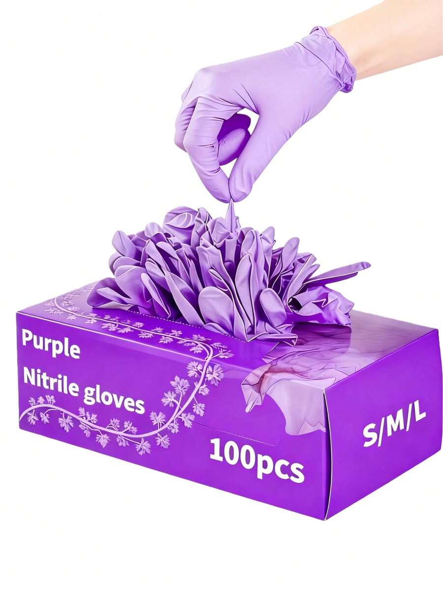 100/50/4pcs Disposable Purple  - Latex Disposable Glove recensie en prijs