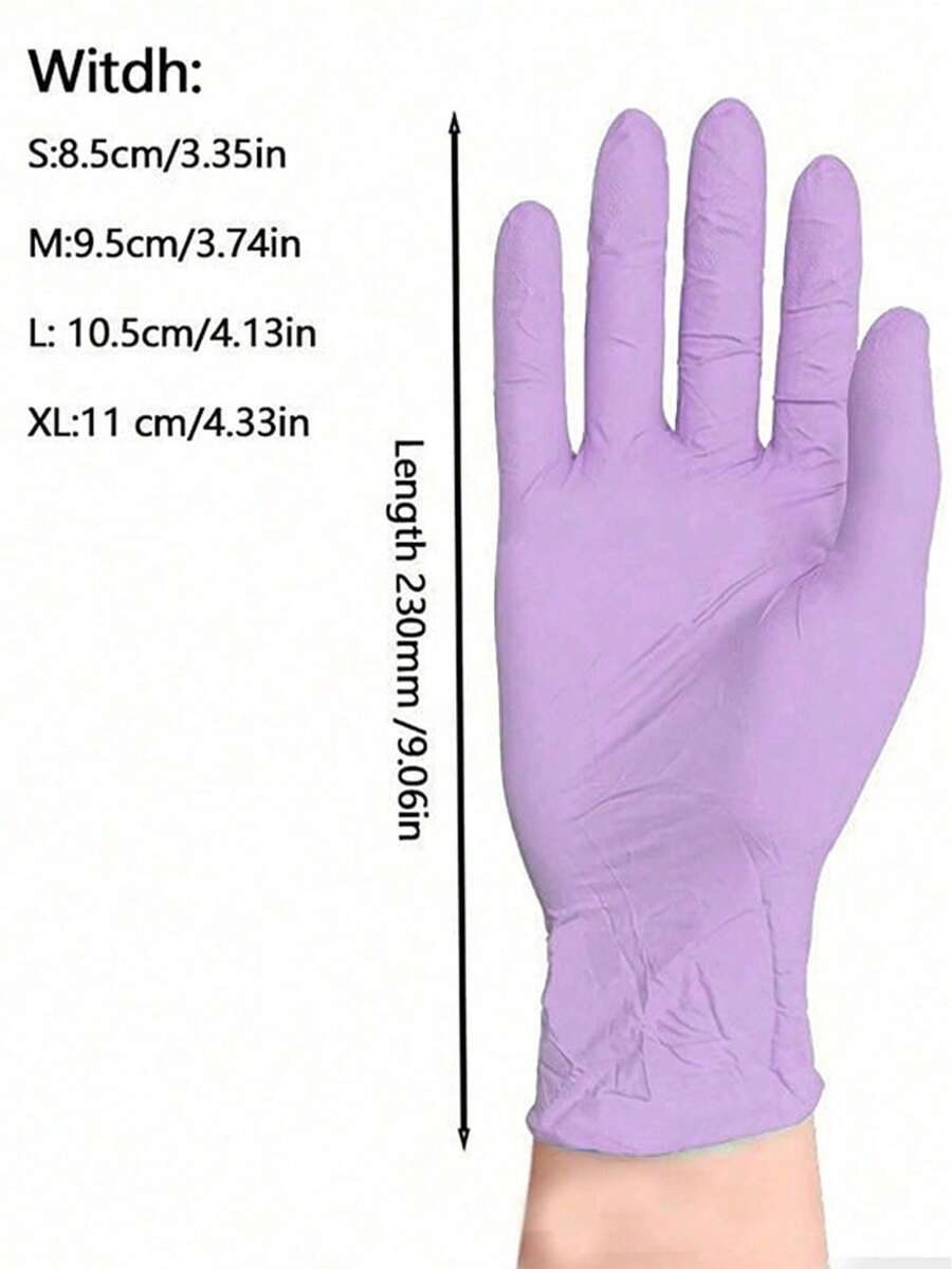 100/50/4pcs Disposable Purple  - Latex Disposable Glove recensie en prijs