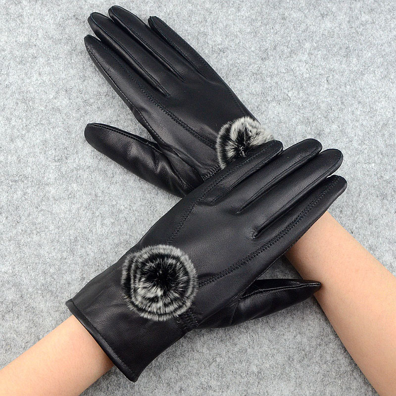 Women Winter Genuine Leather G - Wool Glove Lined recensie en prijs