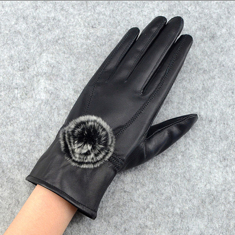 Women Winter Genuine Leather G - Wool Glove Lined recensie en prijs