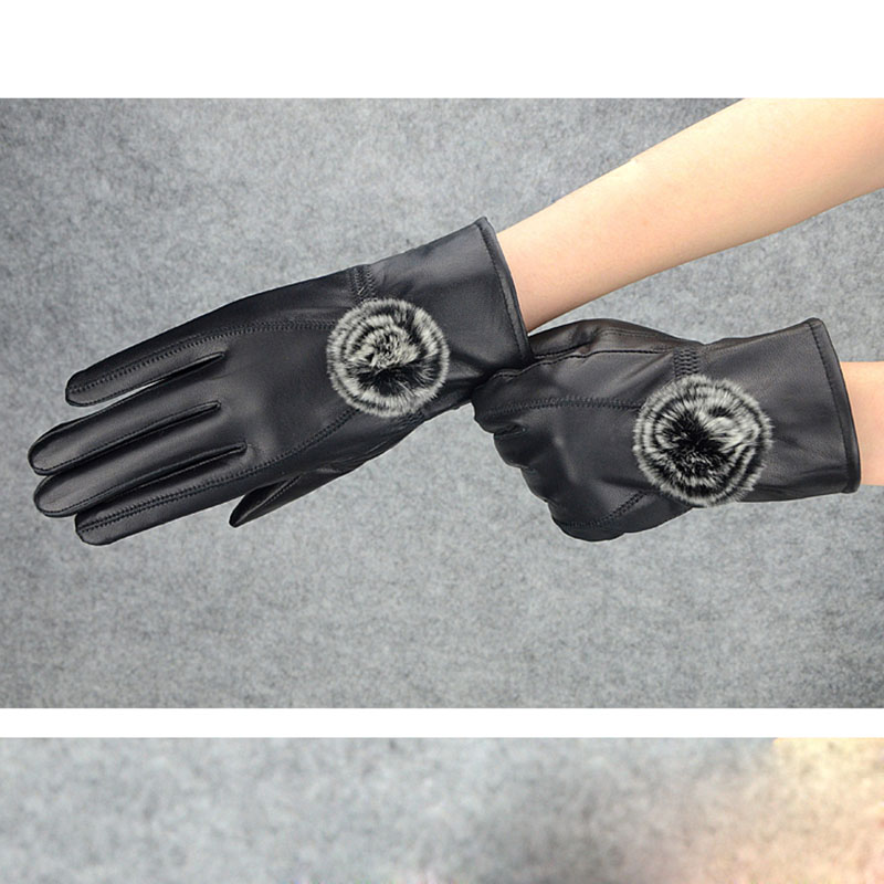 Women Winter Genuine Leather G - Wool Glove Lined recensie en prijs