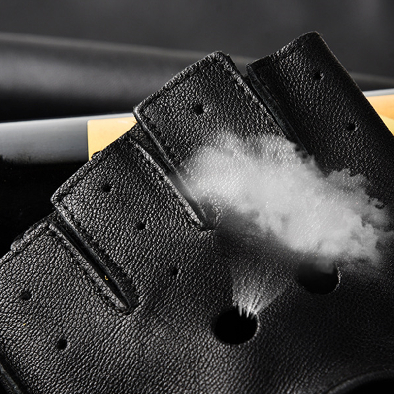 Leather Gloves Men's Half Fing - Leather Driving Glove recensie en prijs