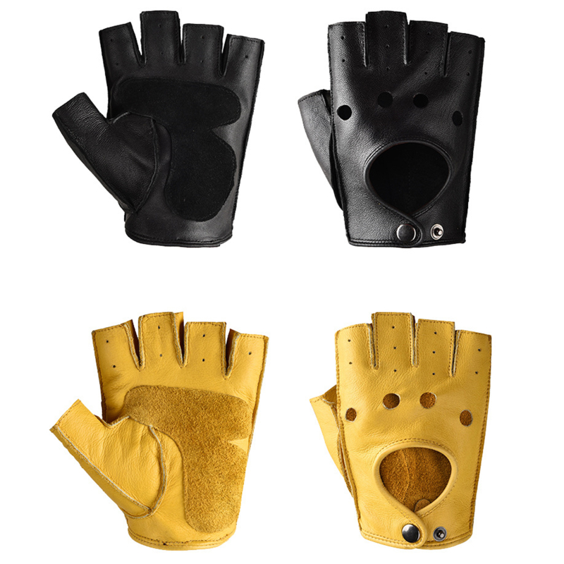 Leather Gloves Men's Half Fing - Leather Driving Glove recensie en prijs