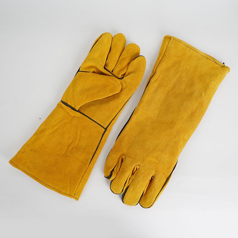 1 Pair 40Cm Welding Leather Gl - Cut Resistant Glove recensie en prijs