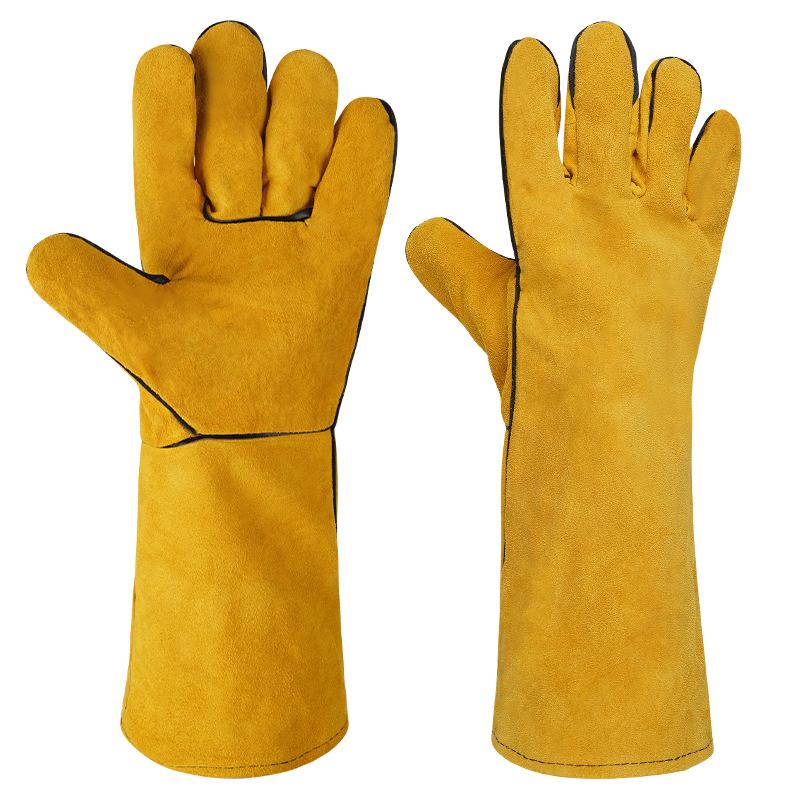 1 Pair 40Cm Welding Leather Gl - Cut Resistant Glove recensie en prijs