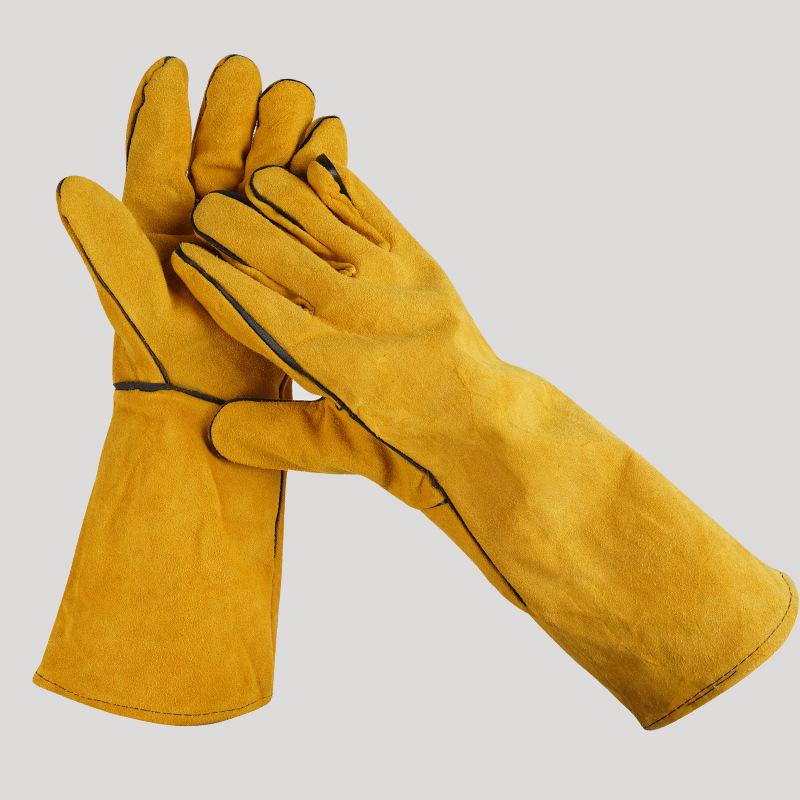 1 Pair 40Cm Welding Leather Gl - Cut Resistant Glove recensie en prijs