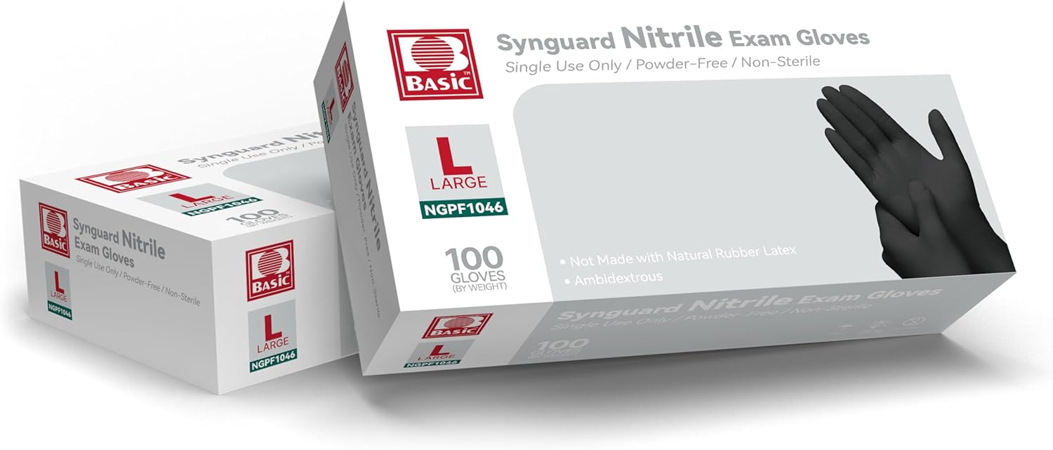 Large Black Nitrile Exam Glove - Exam Glove Nitrile recensie en prijs