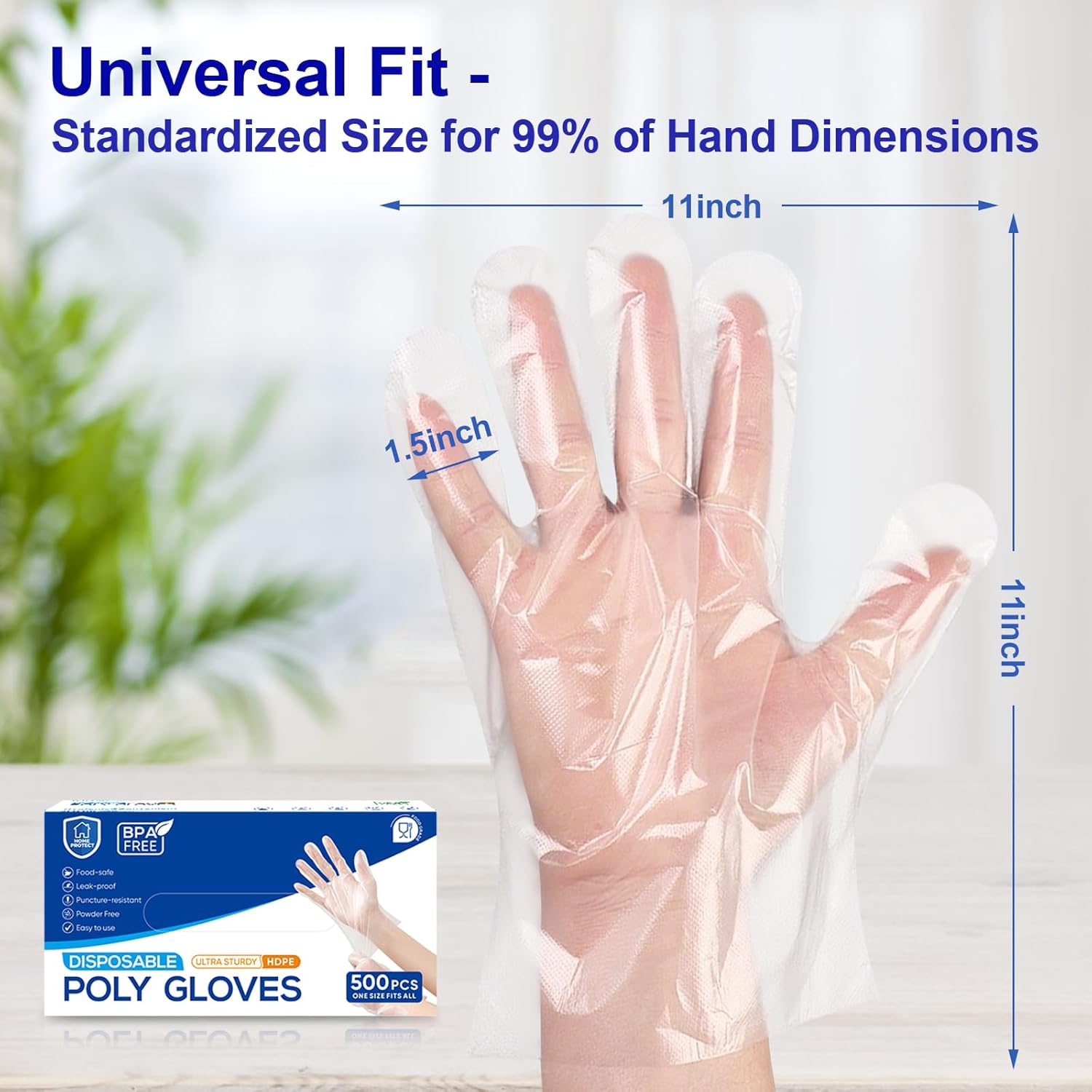 500 Pcs Disposable Food Prep G - Latex Disposable Glove recensie en prijs