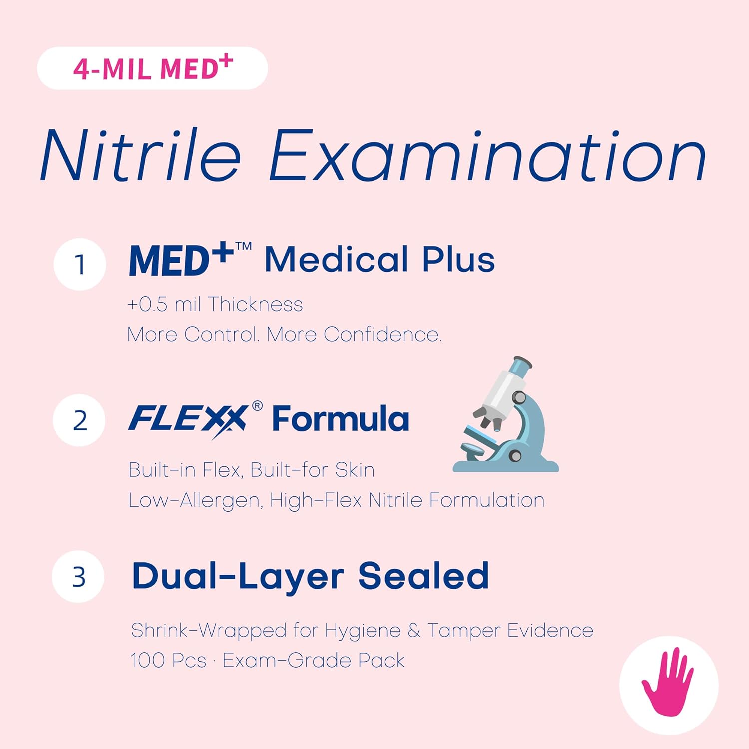 4 Mil Nitrile Exam Gloves, Pow - Exam Glove Nitrile recensie en prijs