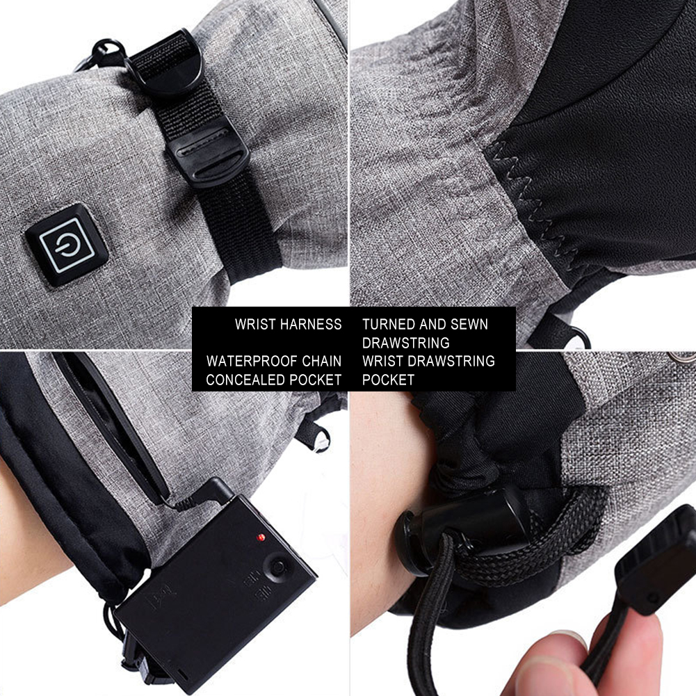 Electric Heated Gloves Men Wom - Ski Glove Waterproof recensie en prijs