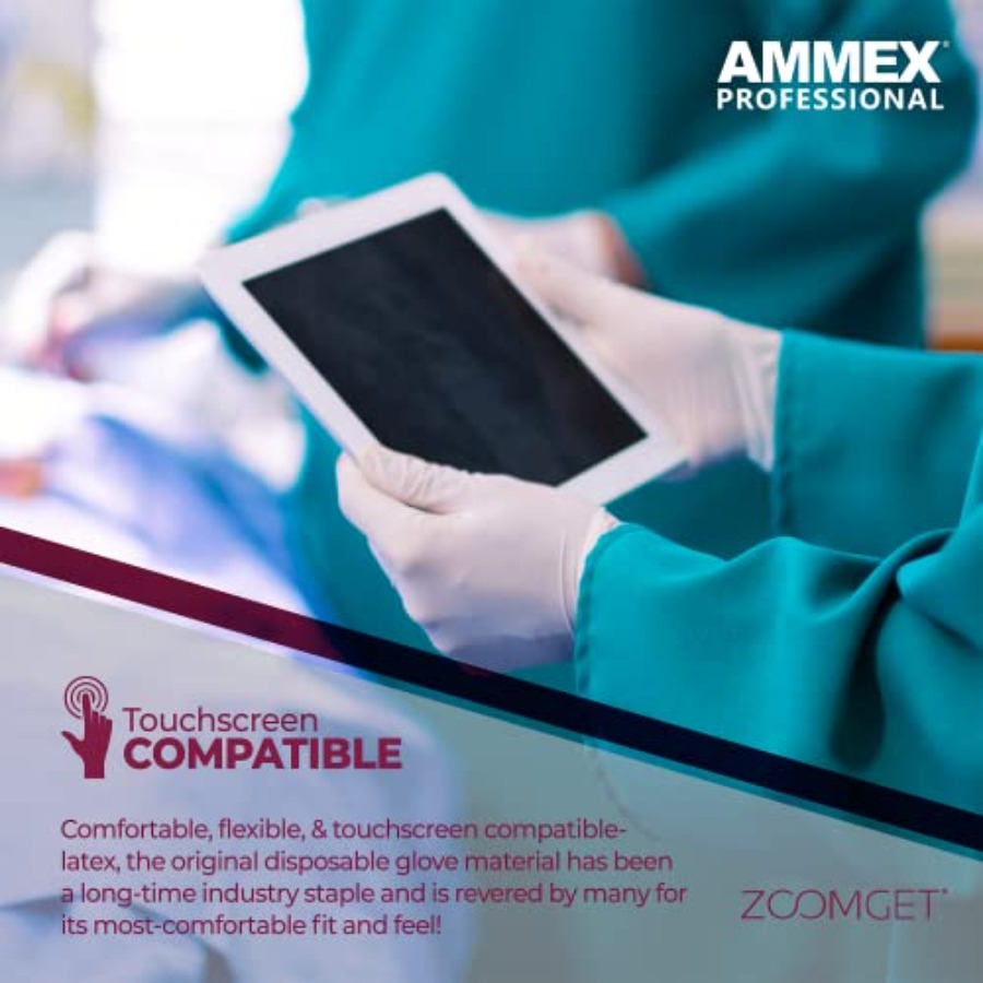AMMEX White Latex Disposable E - Latex Disposable Glove recensie en prijs