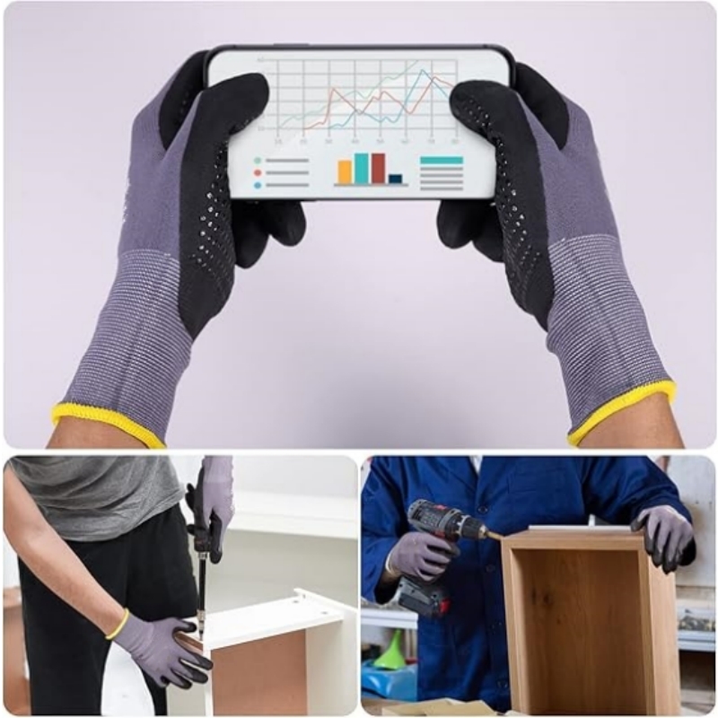 Micro-Foam Safety Work Gloves  - Nitrile Mechanic Glove recensie en prijs