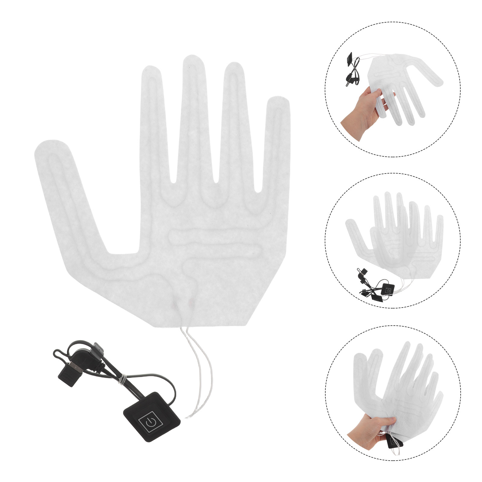 2Pcs Full Finger Electric Heat - Cycling Glove Padded recensie en prijs