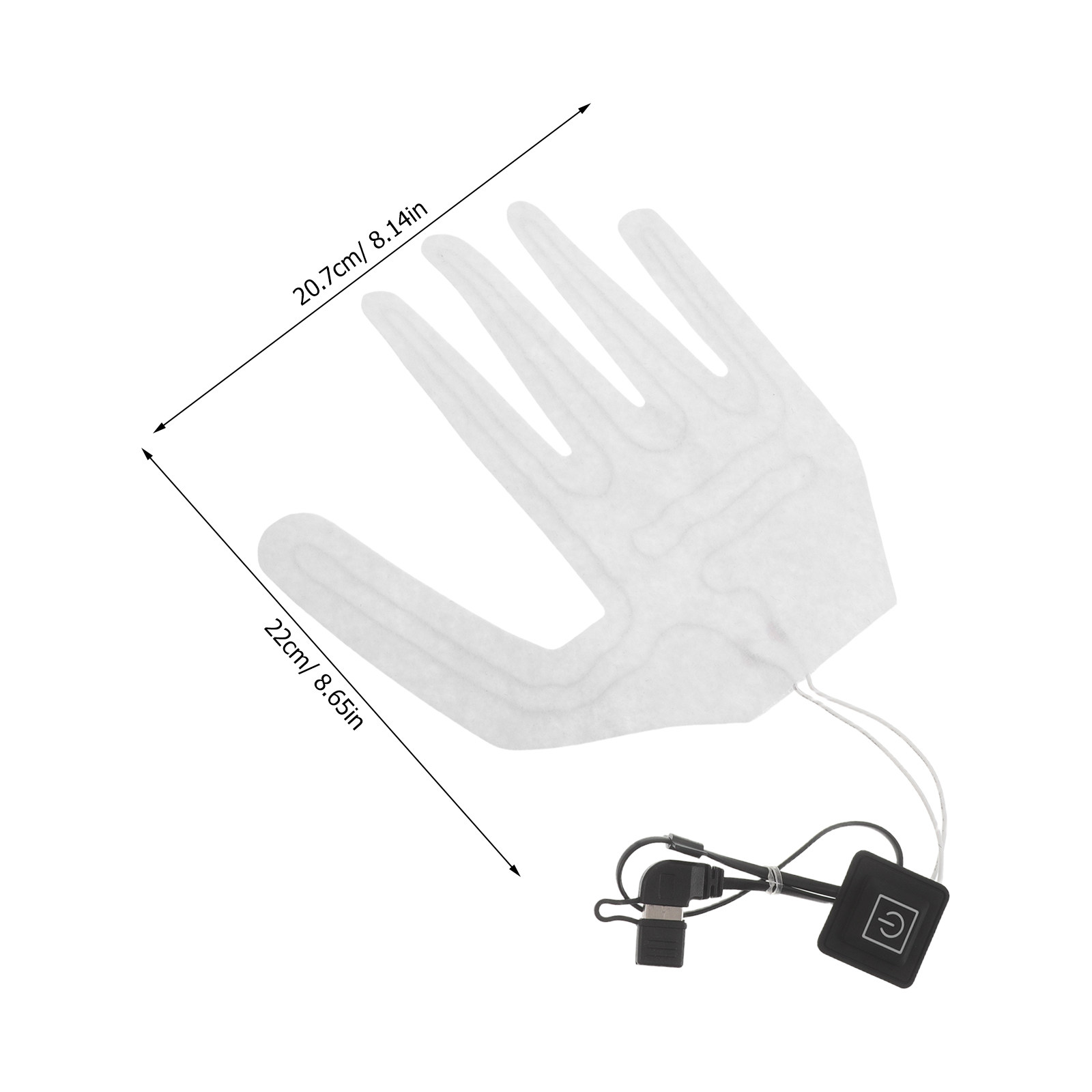 2Pcs Full Finger Electric Heat - Cycling Glove Padded recensie en prijs