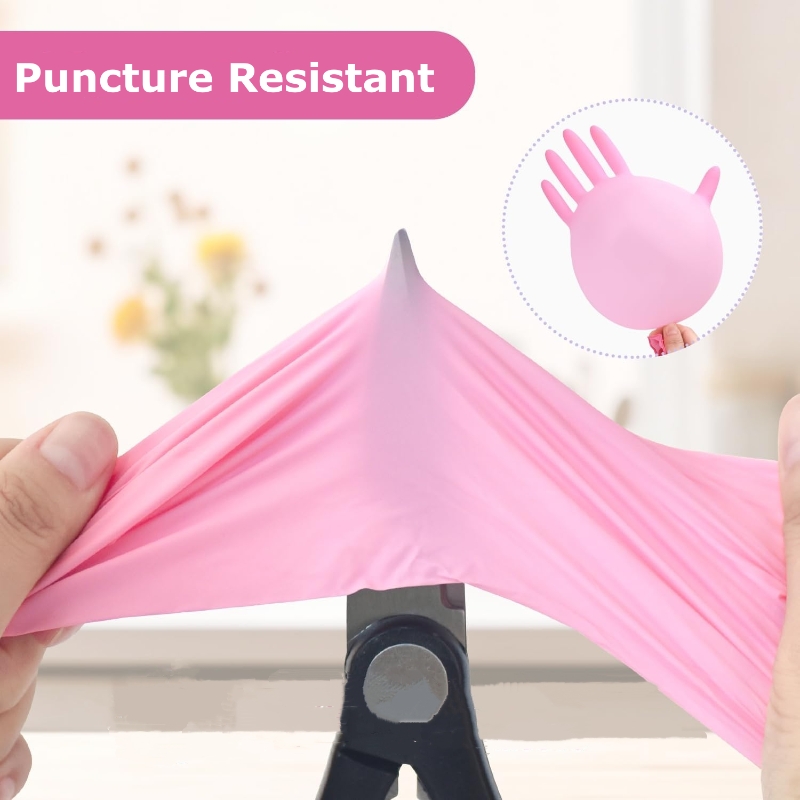 20/50/100PCS Pink Nitrile Disp - Latex Disposable Glove recensie en prijs