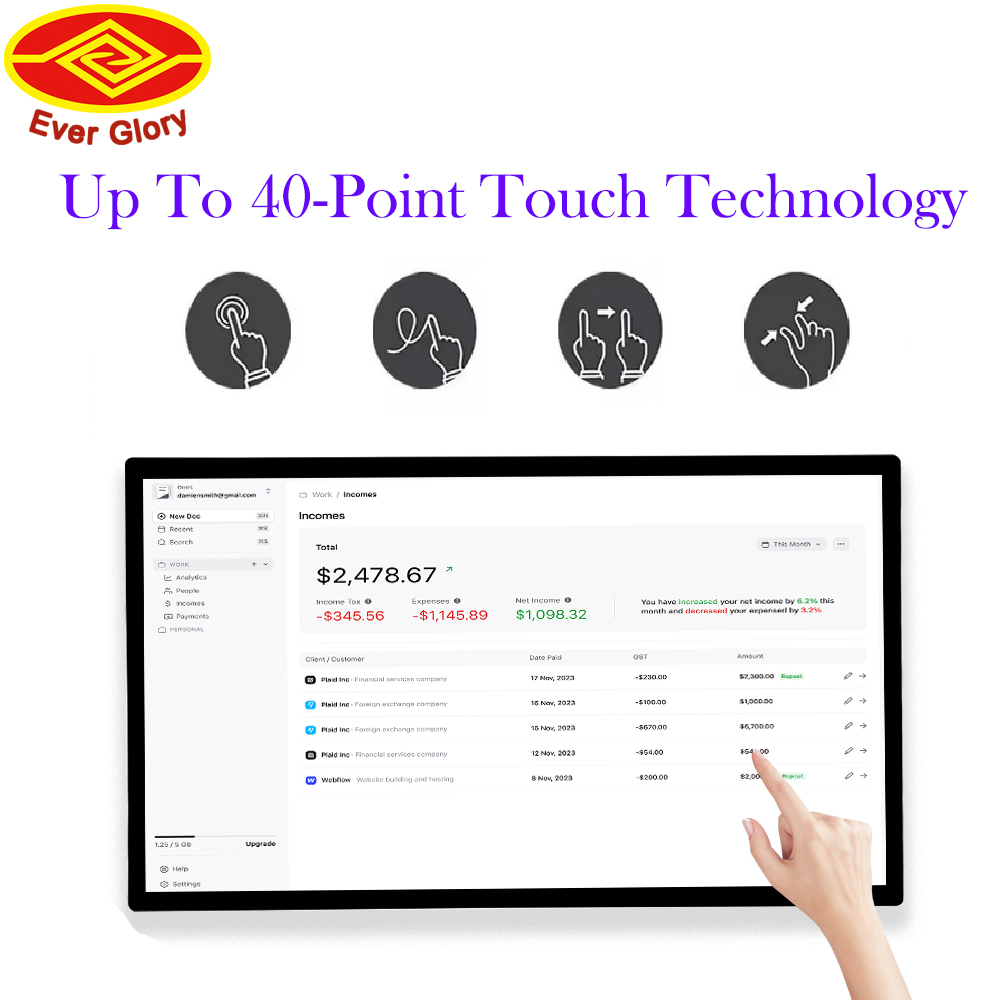 Customized 27 Inch High Bright - Touchscreen Glove Capacitive recensie en prijs