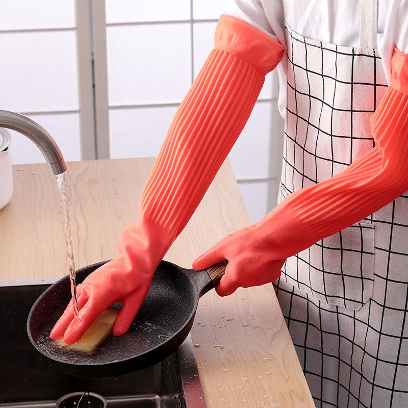 Long Reusable Rubber Dishwashi - Dish Glove Rubber recensie en prijs