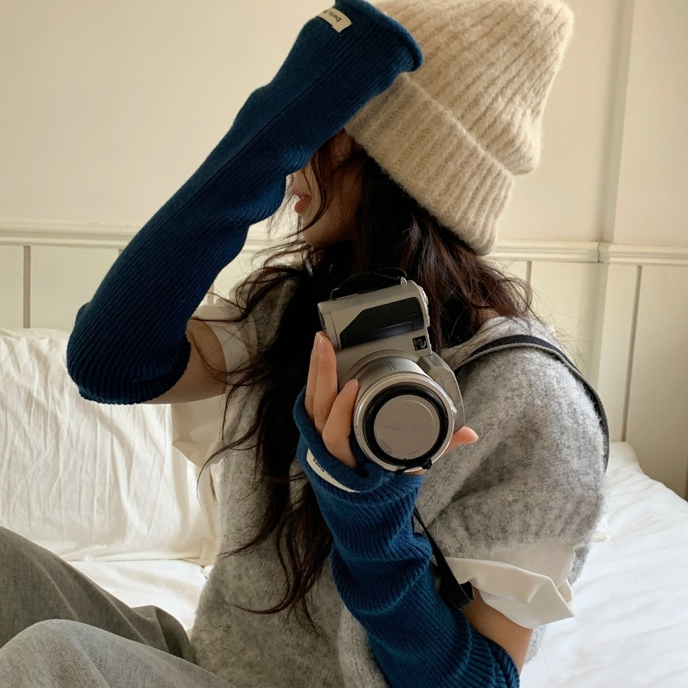 Korean Style Knitted Warm Slee - Fingerless Glove Knit recensie en prijs