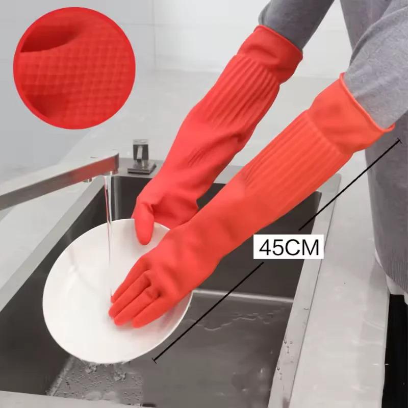 Long Reusable Rubber Dishwashi - Dish Glove Rubber recensie en prijs