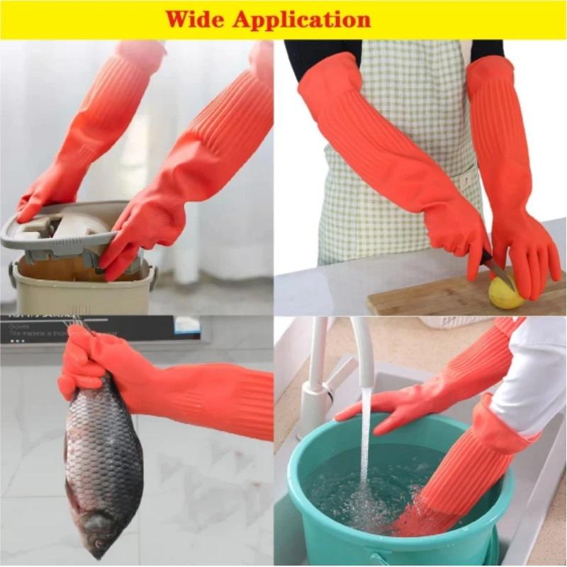 Long Reusable Rubber Dishwashi - Dish Glove Rubber recensie en prijs