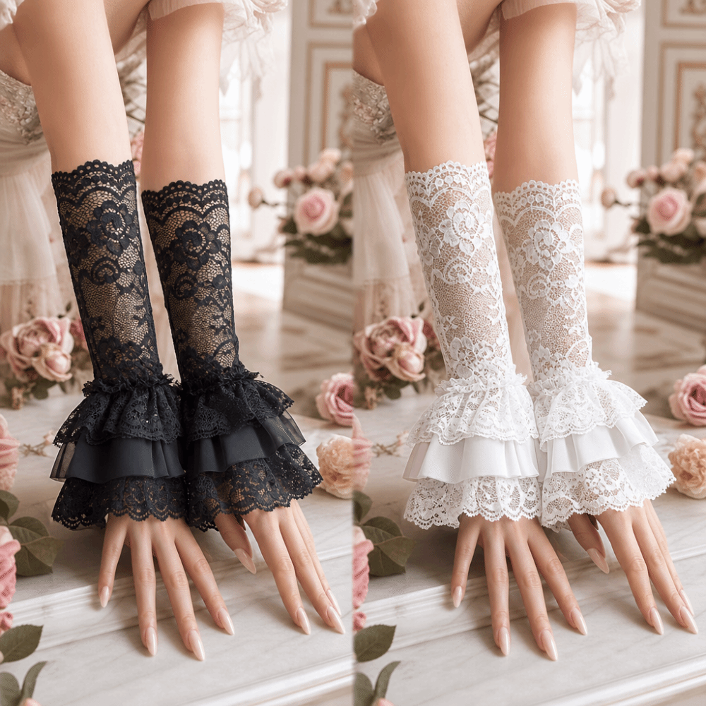Ruched Pleated Detachable Cuff - Fingerless Glove Knit recensie en prijs