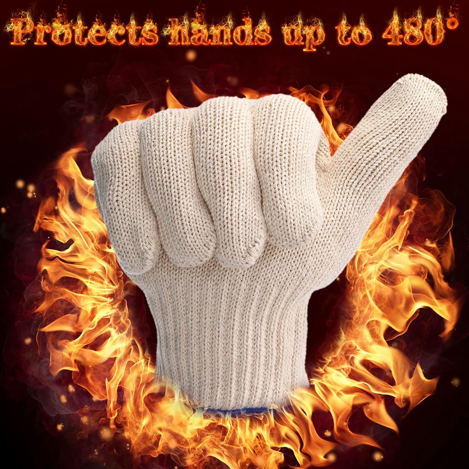 4 Pairs Heat Resistant Gloves, - Heat Resistant Glove recensie en prijs