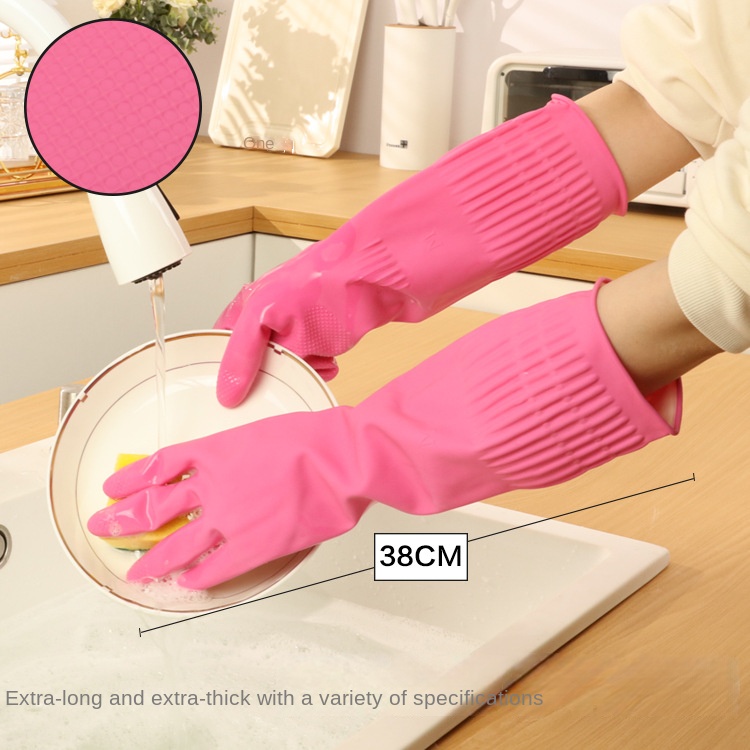 38cm Extra Thick Pink Rubber D - Dish Glove Rubber recensie en prijs