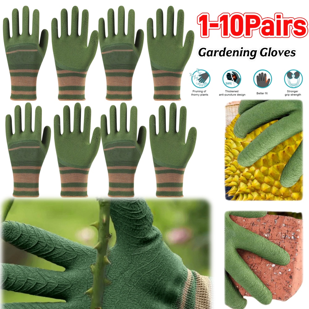 1-10Pairs Gardening Gloves Wat - Gardening Glove Waterproof recensie en prijs
