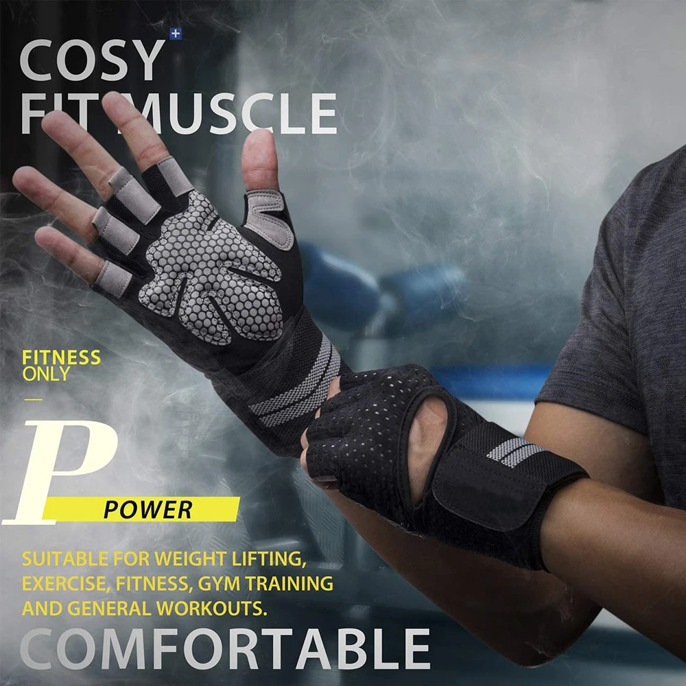 1Pair Half Finger Gym Fitness  - Workout Glove Gym recensie en prijs