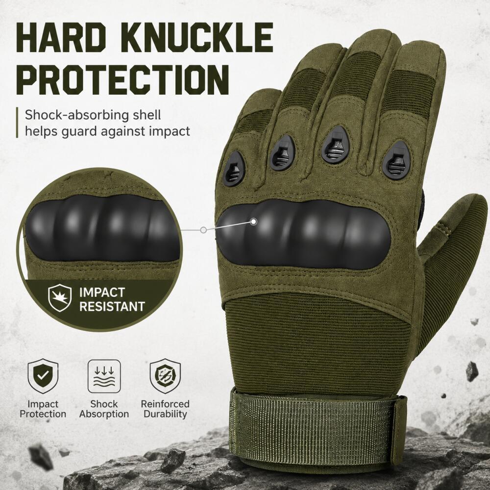 Full Finger Tactical Gloves wi - Motorcycle Glove Knuckle recensie en prijs