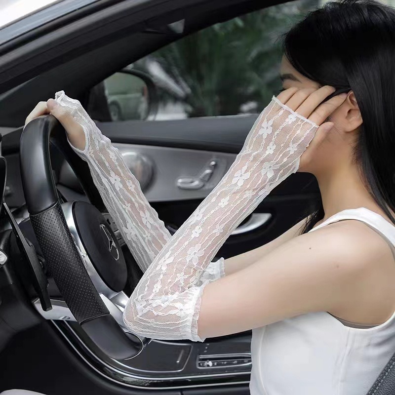 Summer Mesh Flower Lace Finger - Fingerless Glove Knit recensie en prijs