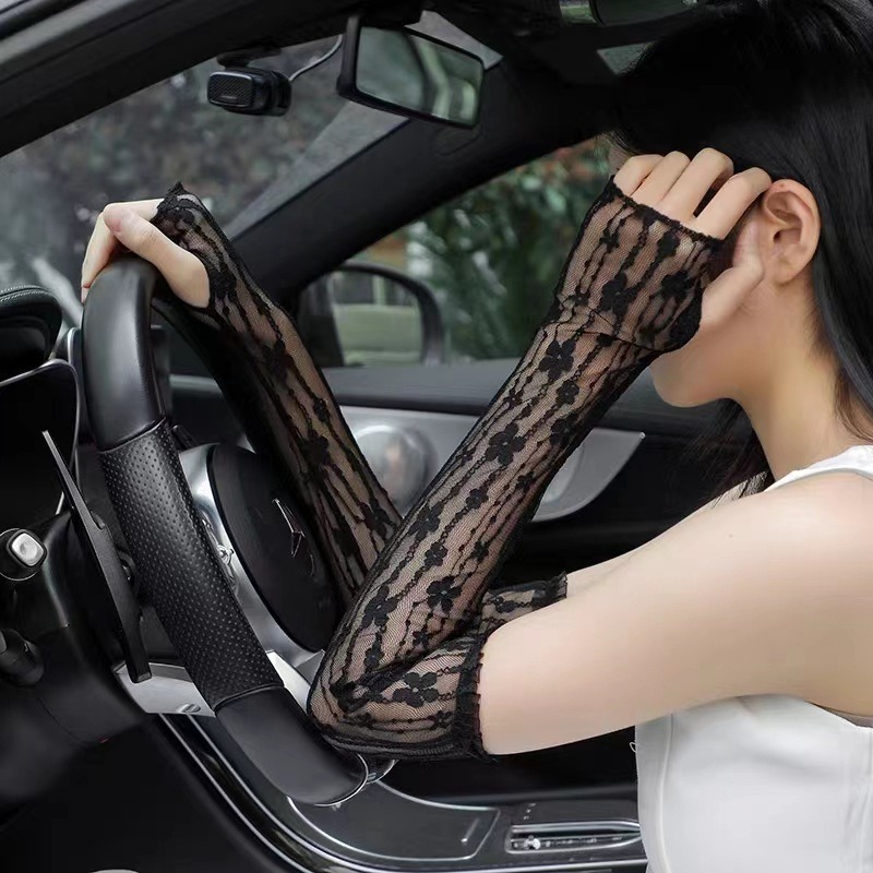 Summer Mesh Flower Lace Finger - Fingerless Glove Knit recensie en prijs