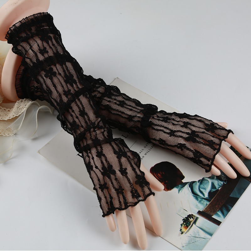 Summer Mesh Flower Lace Finger - Fingerless Glove Knit recensie en prijs