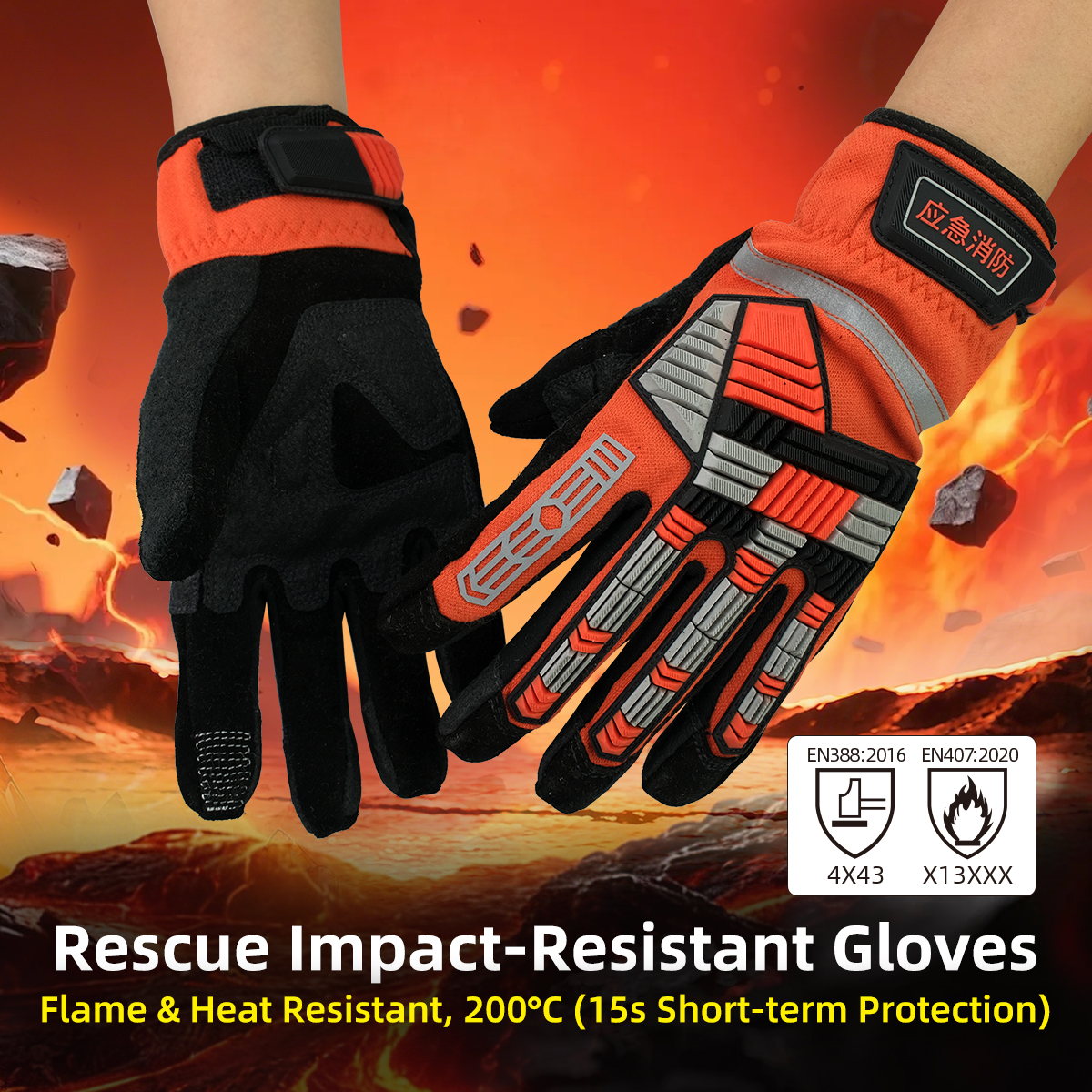 XYEHS 1 Pair TPR Impact Resist - Work Glove Impact recensie en prijs