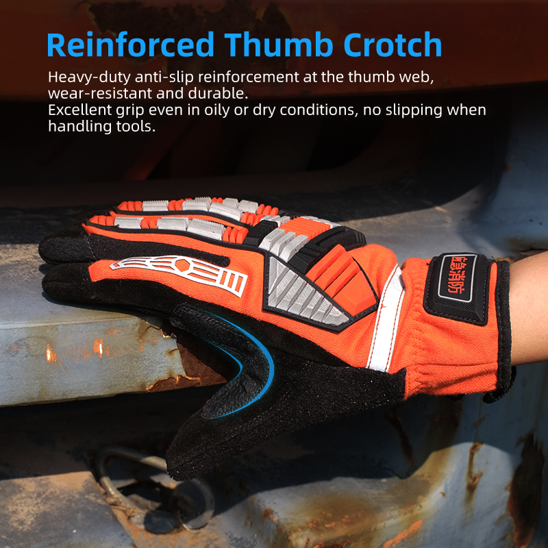 XYEHS 1 Pair TPR Impact Resist - Work Glove Impact recensie en prijs