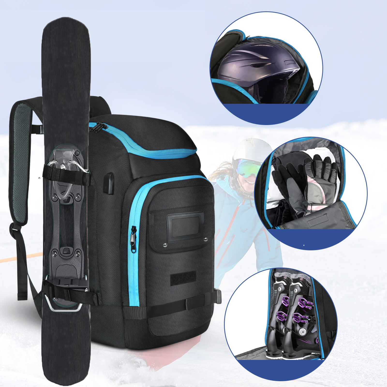 Ski Boots Bag Outdoor Skiing C - Ski Glove Waterproof recensie en prijs