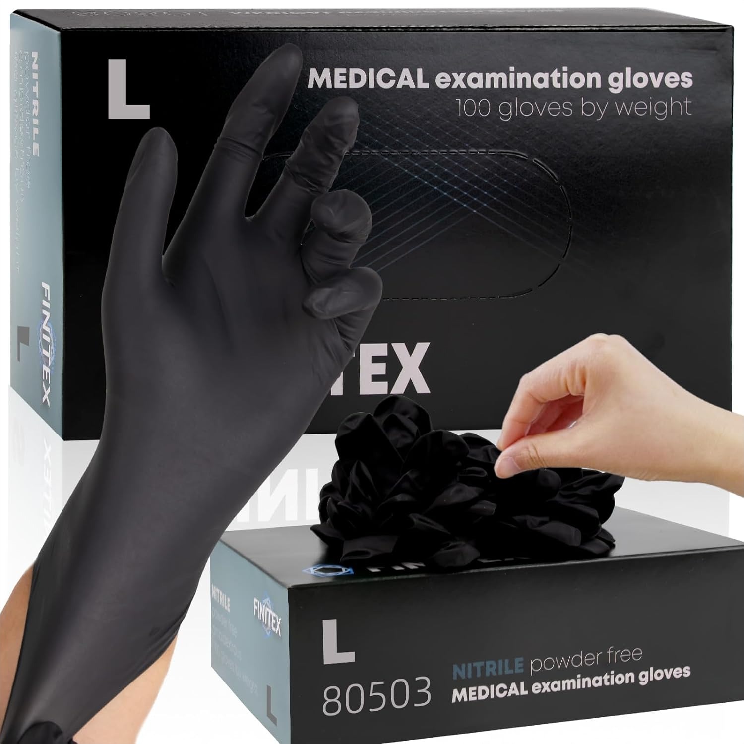 Black Nitrile Disposable Glove - Exam Glove Nitrile recensie en prijs