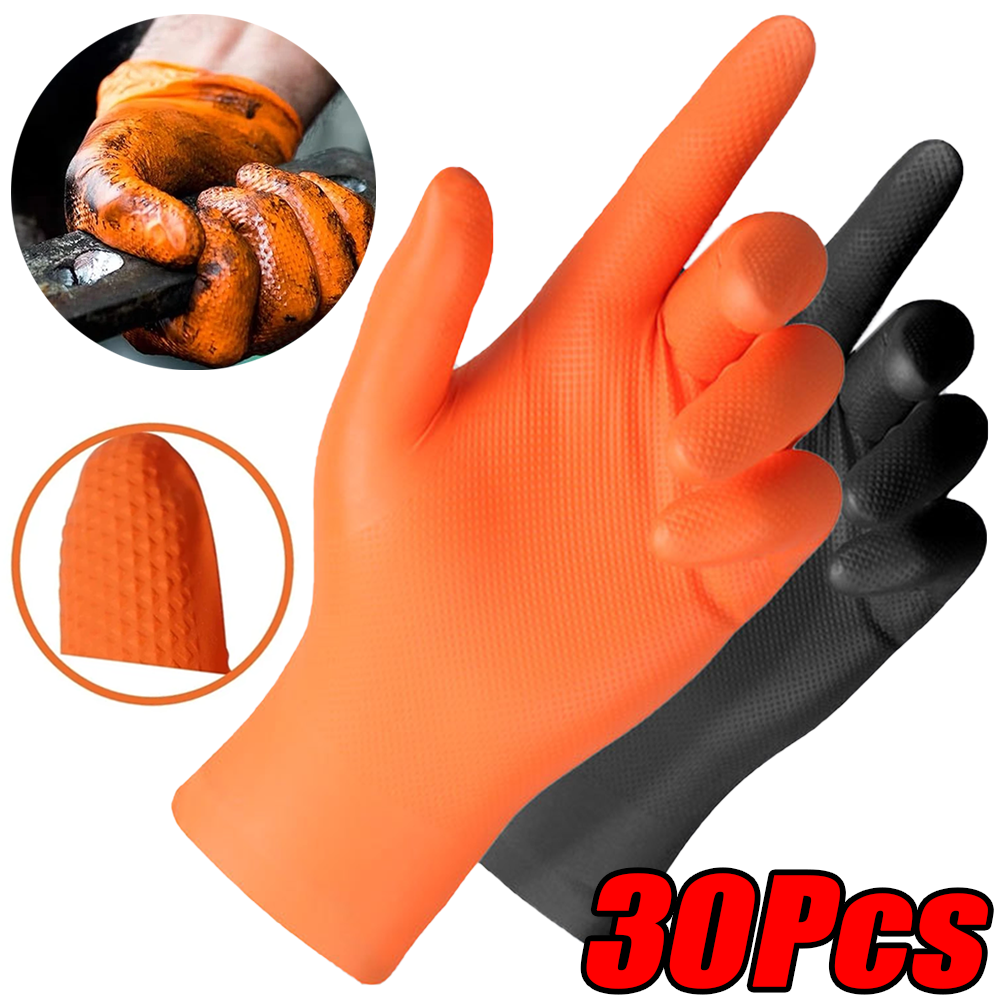 30/10Pcs Thick 8mil Nitrile Gl - Nitrile Mechanic Glove recensie en prijs